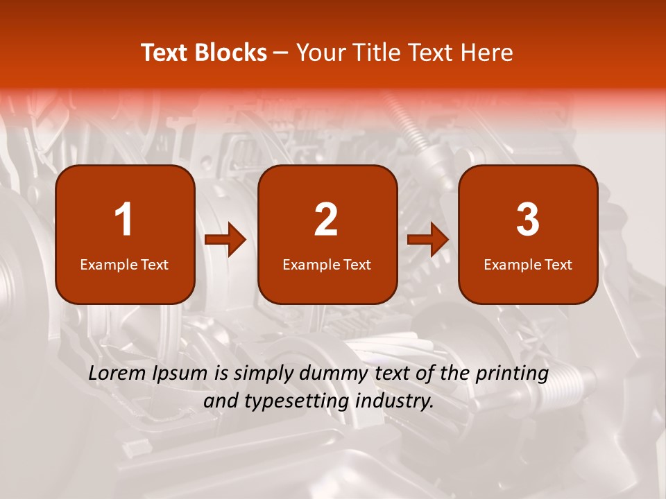 Car Close Up Shiny PowerPoint Template
