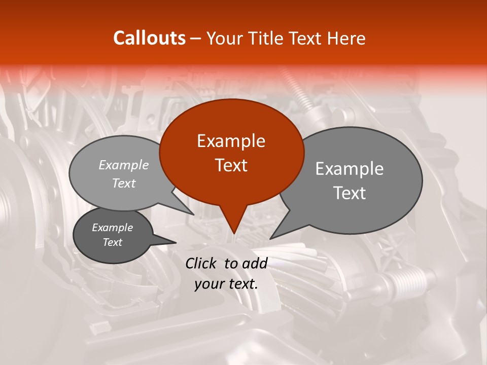 Car Close Up Shiny PowerPoint Template