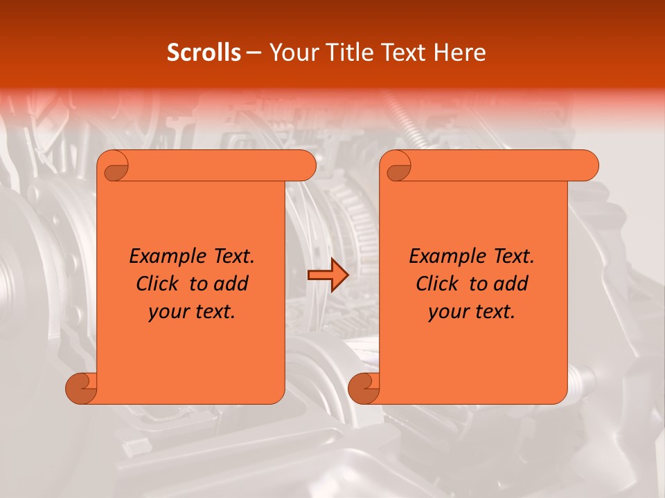 Car Close Up Shiny PowerPoint Template
