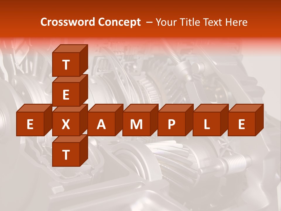 Car Close Up Shiny PowerPoint Template