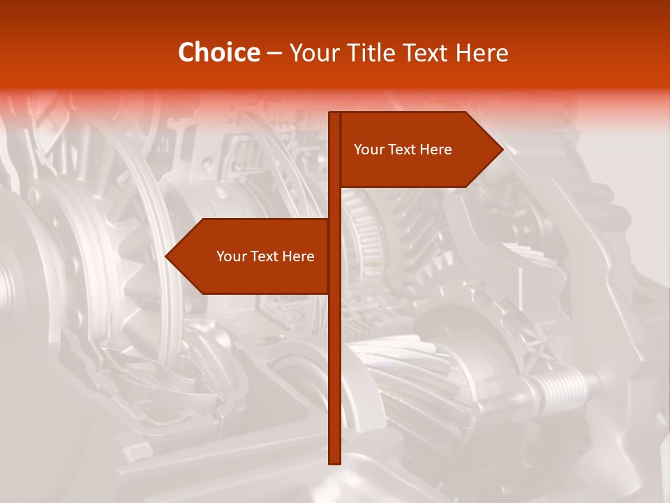 Car Close Up Shiny PowerPoint Template