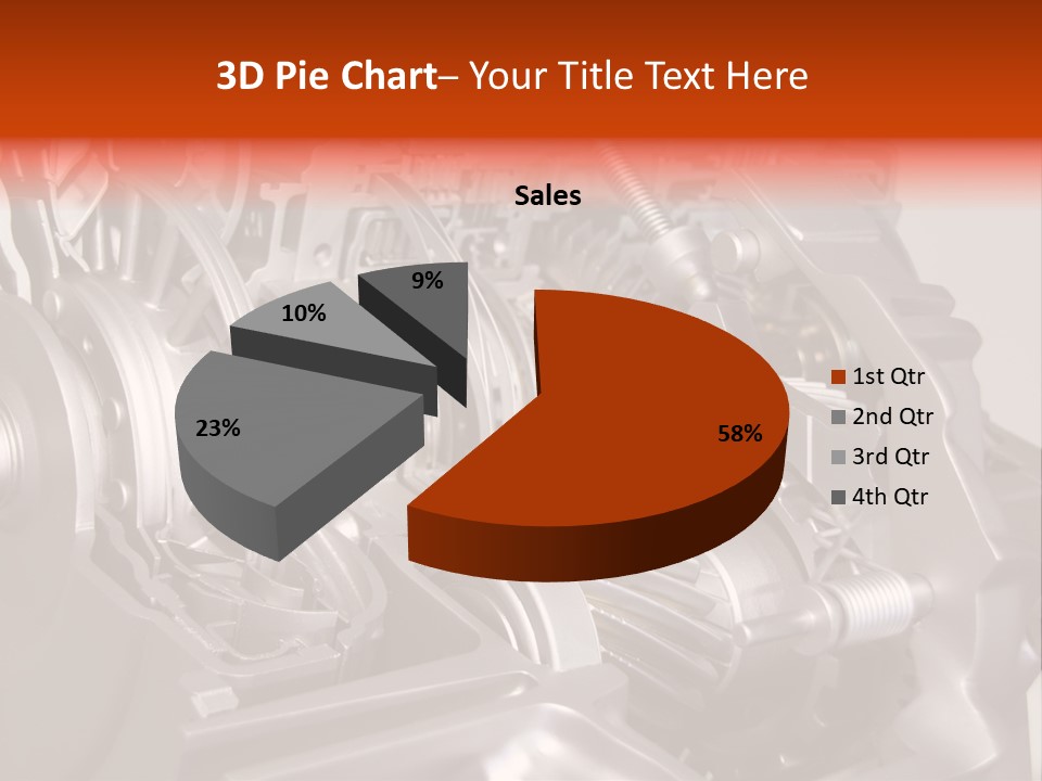 Car Close Up Shiny PowerPoint Template
