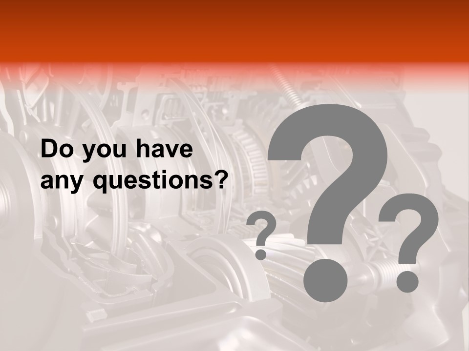 Car Close Up Shiny PowerPoint Template