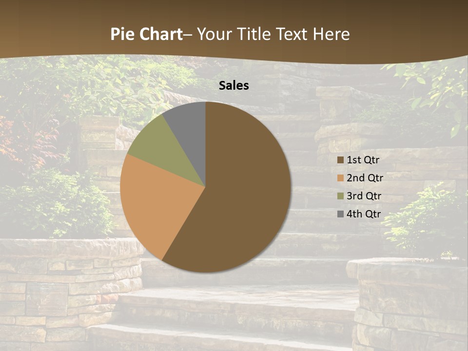 Front Stairway Outdoor PowerPoint Template