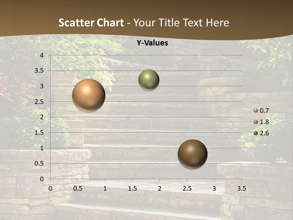 Front Stairway Outdoor PowerPoint Template