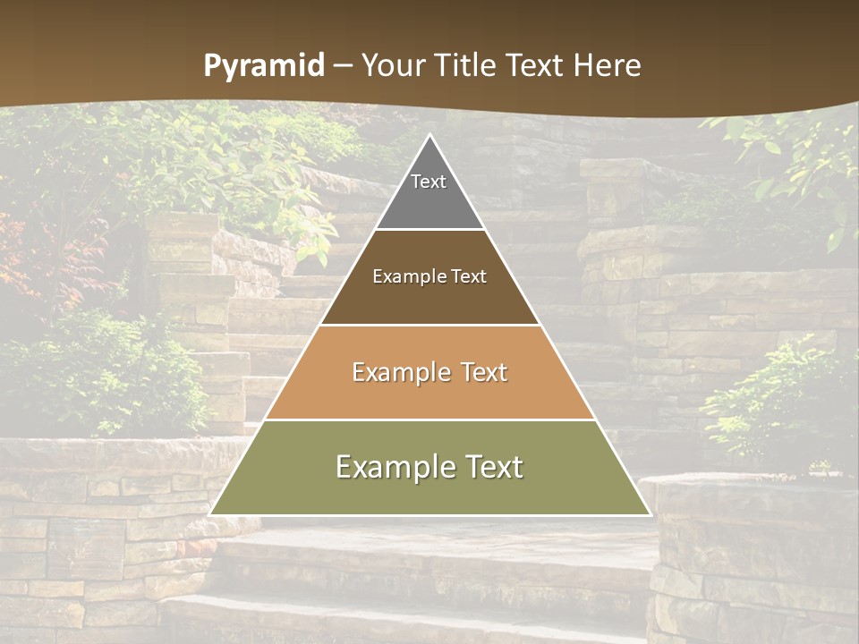 Front Stairway Outdoor PowerPoint Template
