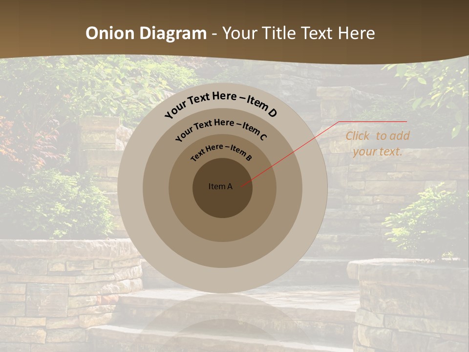 Front Stairway Outdoor PowerPoint Template