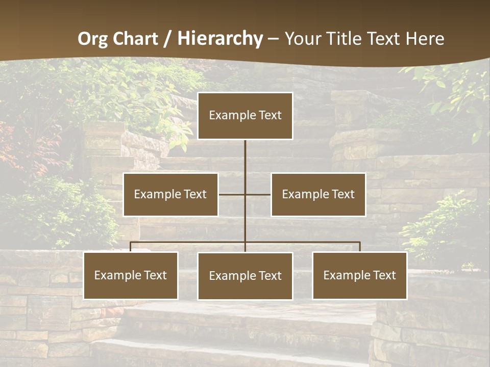 Front Stairway Outdoor PowerPoint Template