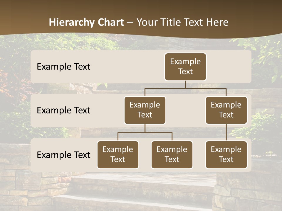 Front Stairway Outdoor PowerPoint Template