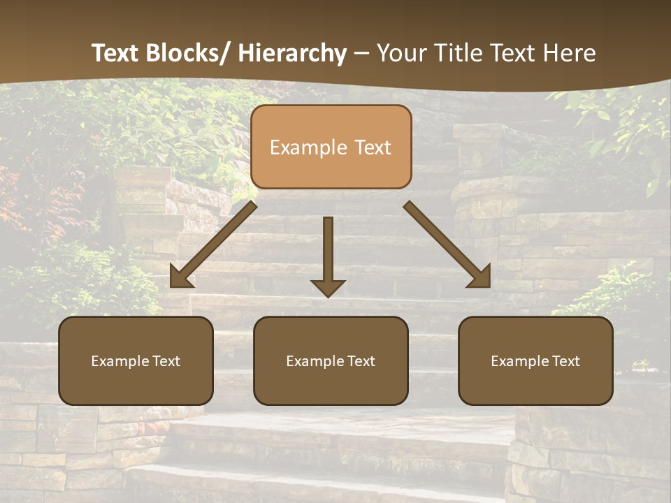 Front Stairway Outdoor PowerPoint Template