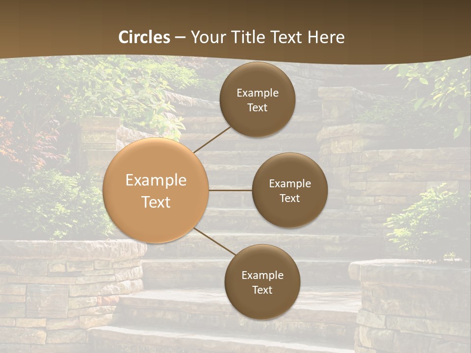 Front Stairway Outdoor PowerPoint Template