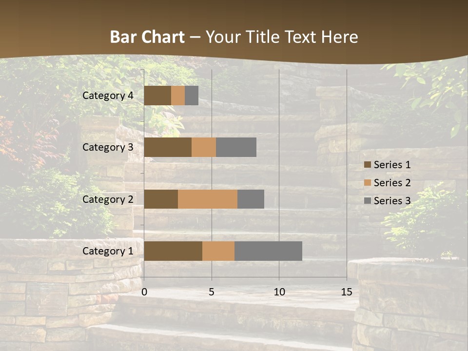 Front Stairway Outdoor PowerPoint Template