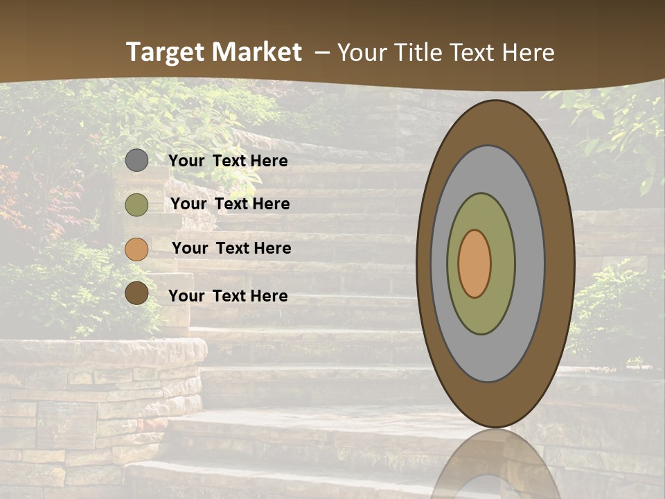 Front Stairway Outdoor PowerPoint Template