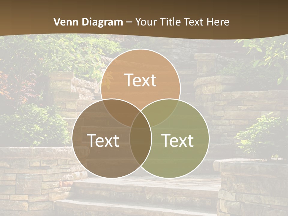 Front Stairway Outdoor PowerPoint Template