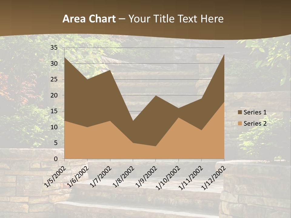 Front Stairway Outdoor PowerPoint Template