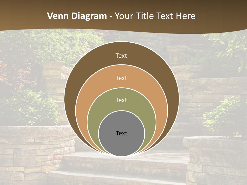 Front Stairway Outdoor PowerPoint Template