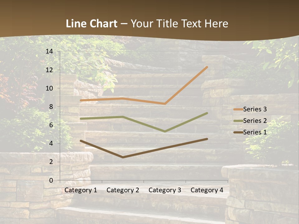 Front Stairway Outdoor PowerPoint Template