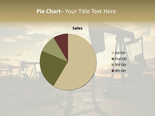 Oilfield Pump Natural PowerPoint Template