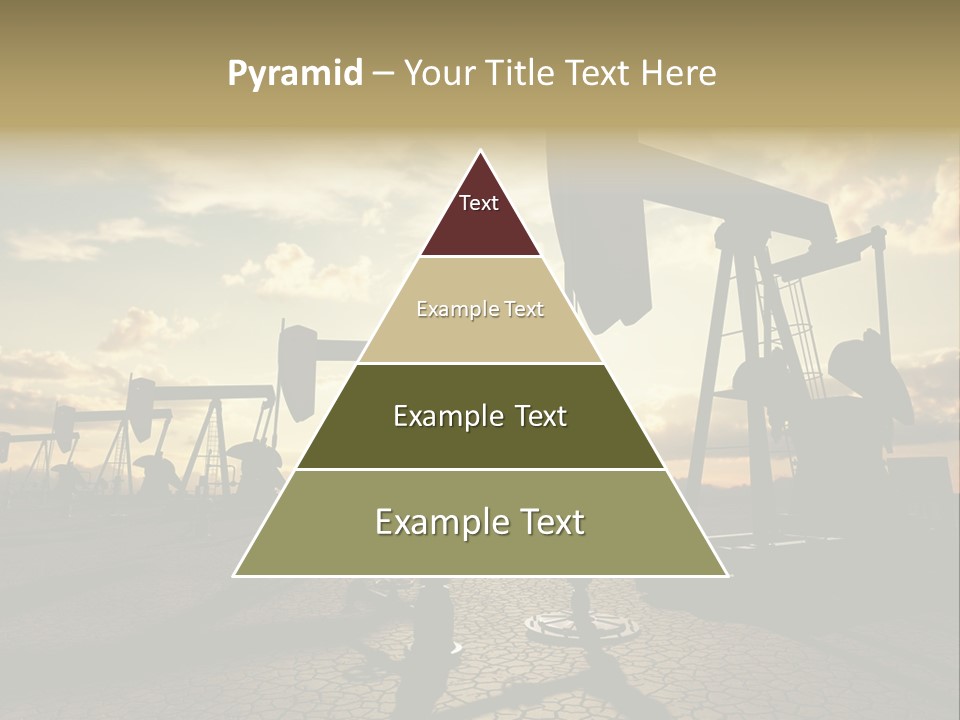 Oilfield Pump Natural PowerPoint Template