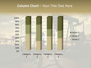 Oilfield Pump Natural PowerPoint Template