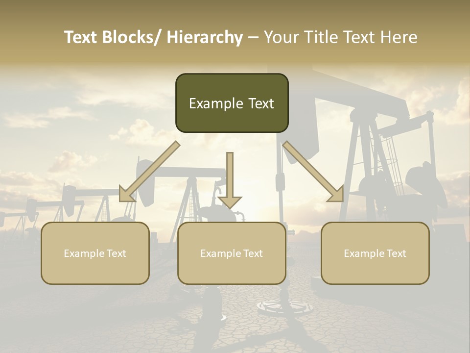 Oilfield Pump Natural PowerPoint Template