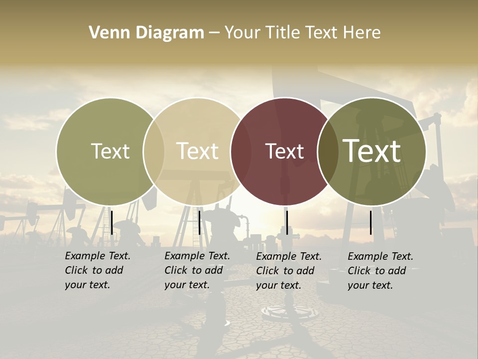 Oilfield Pump Natural PowerPoint Template