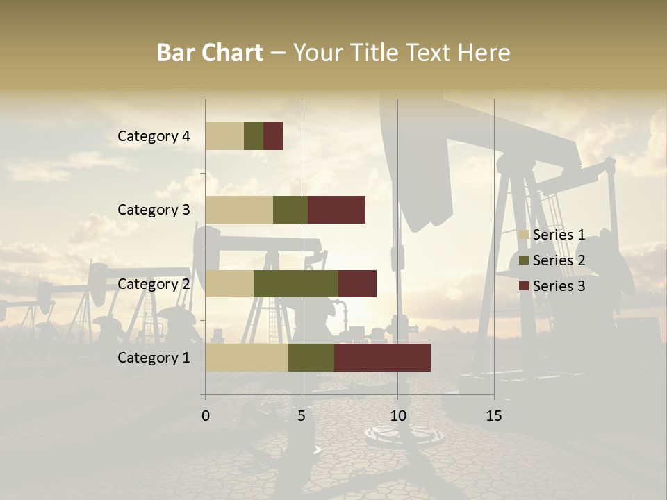 Oilfield Pump Natural PowerPoint Template