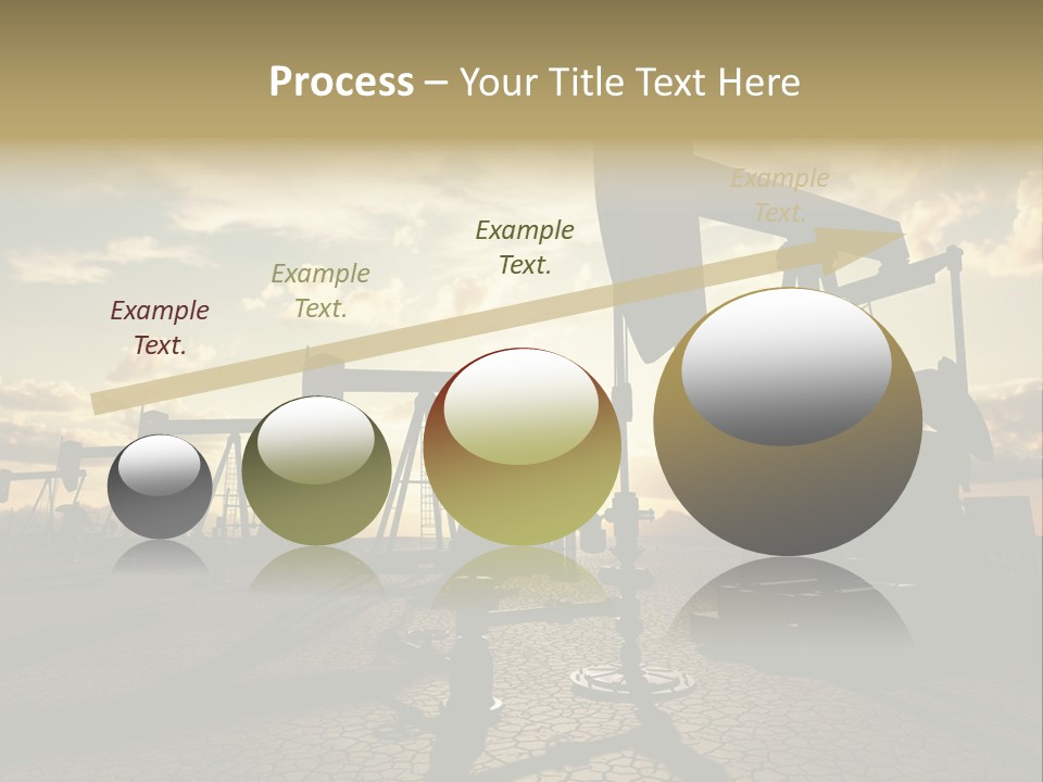 Oilfield Pump Natural PowerPoint Template