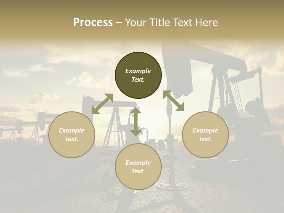 Oilfield Pump Natural PowerPoint Template
