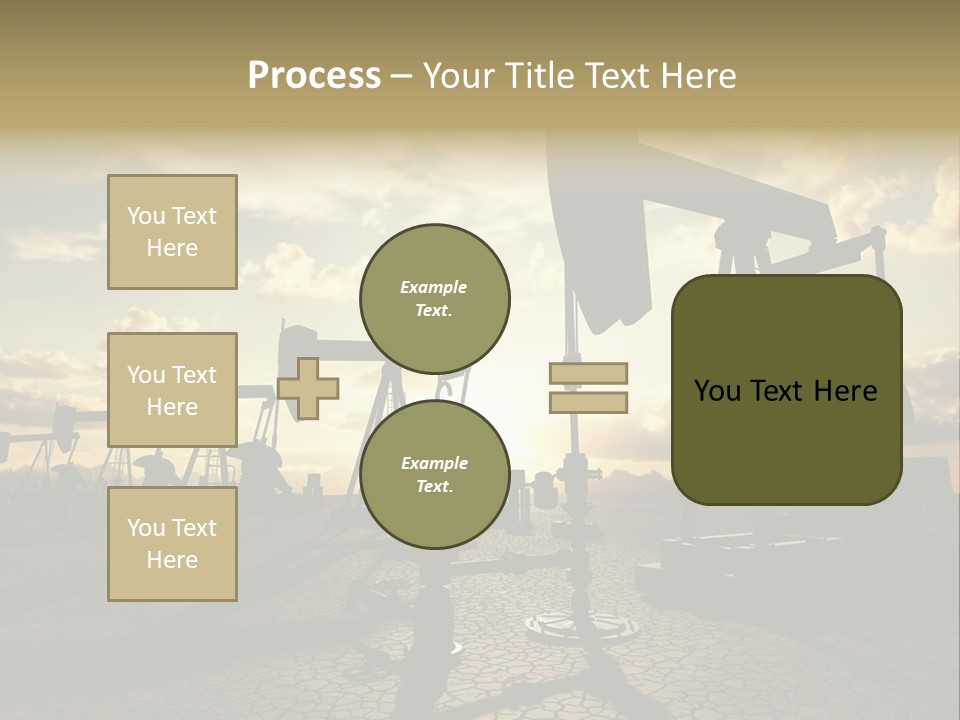 Oilfield Pump Natural PowerPoint Template
