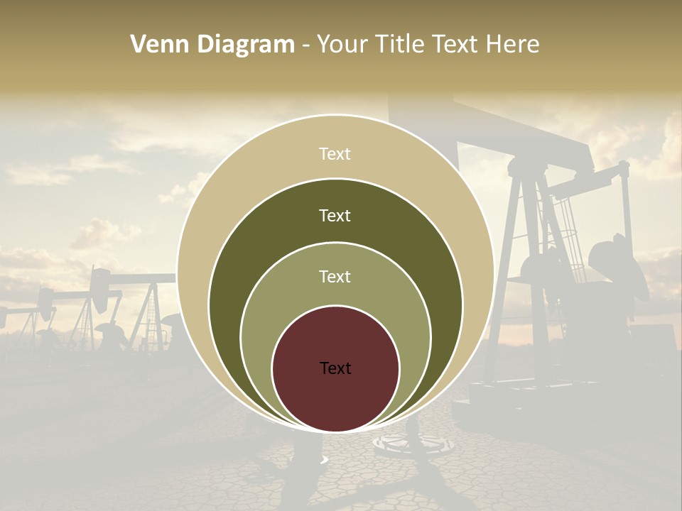 Oilfield Pump Natural PowerPoint Template