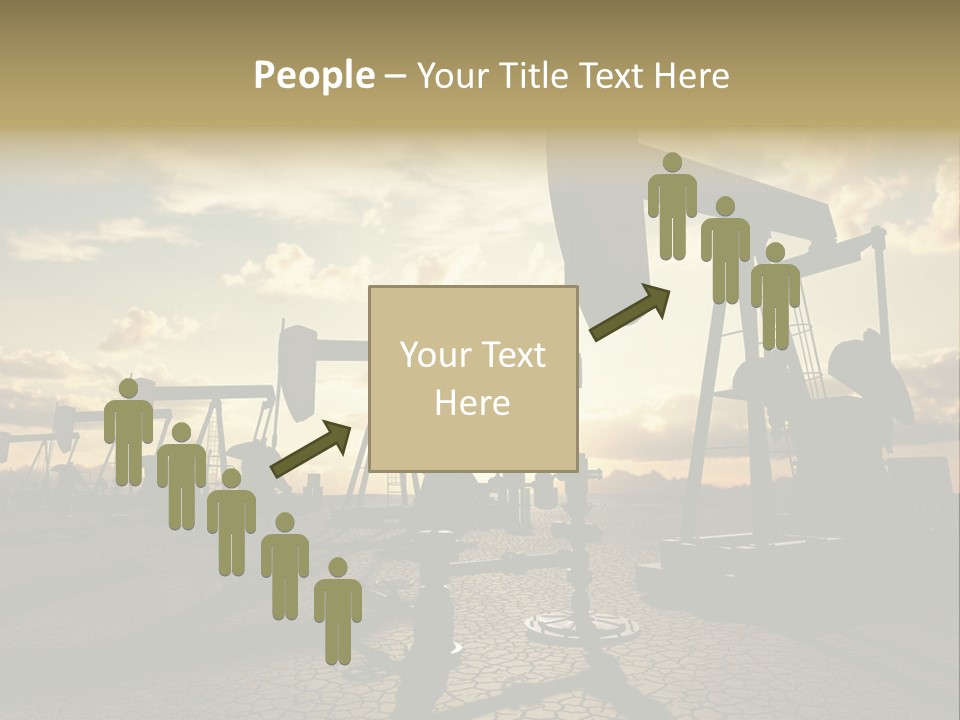 Oilfield Pump Natural PowerPoint Template