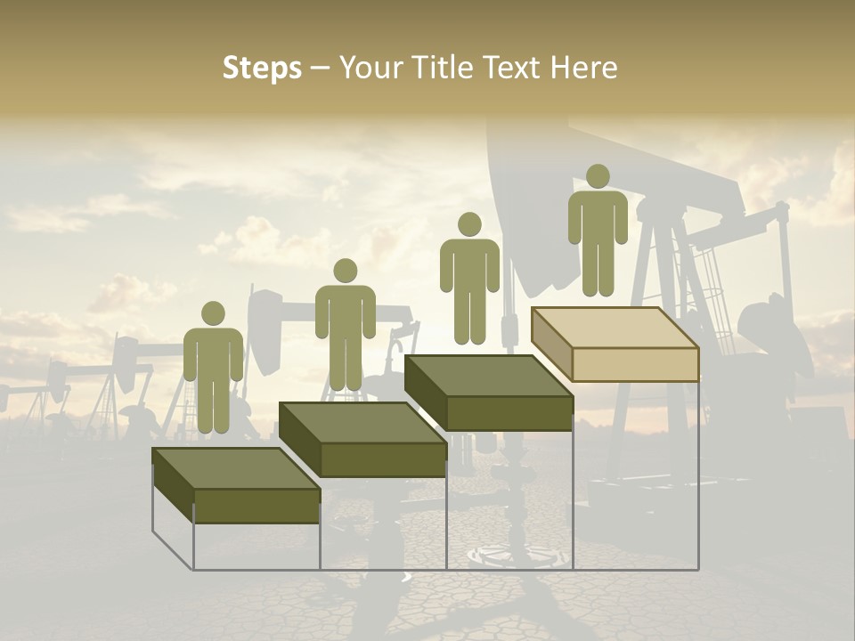 Oilfield Pump Natural PowerPoint Template