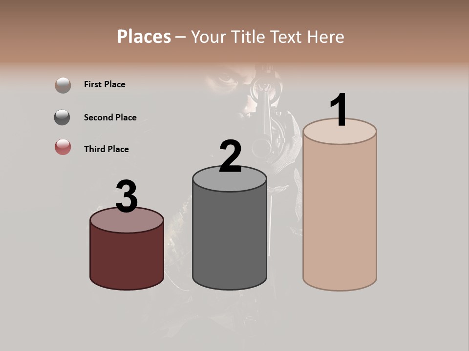 Marines Scope Weapon PowerPoint Template