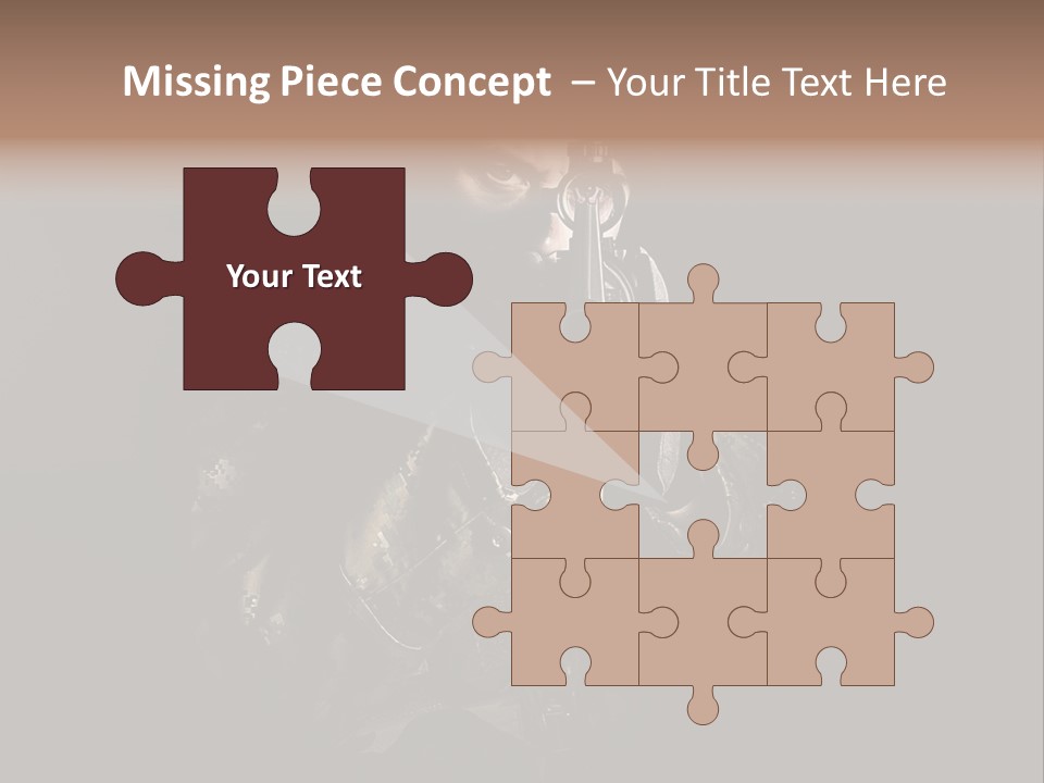 Marines Scope Weapon PowerPoint Template