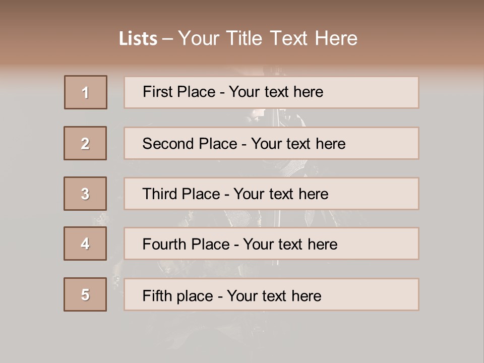 Marines Scope Weapon PowerPoint Template