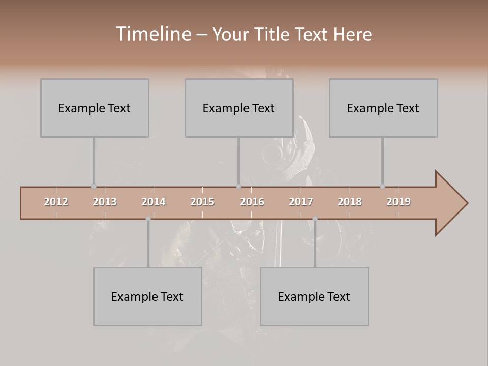 Marines Scope Weapon PowerPoint Template