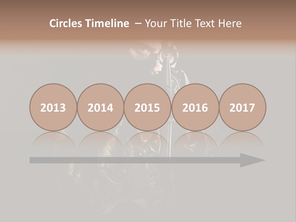 Marines Scope Weapon PowerPoint Template