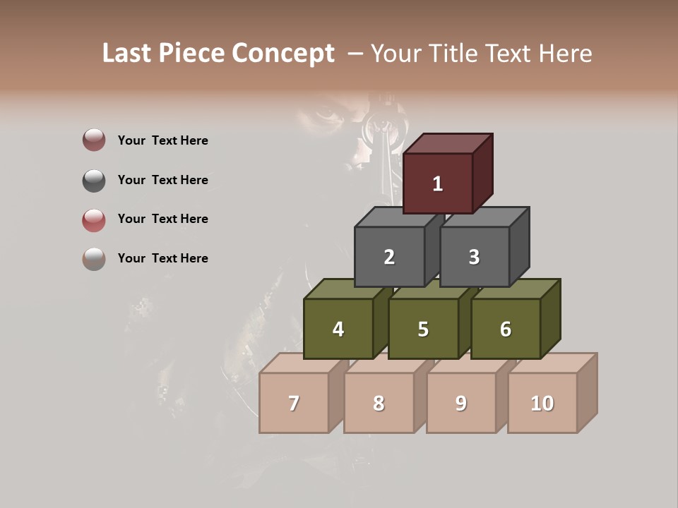 Marines Scope Weapon PowerPoint Template