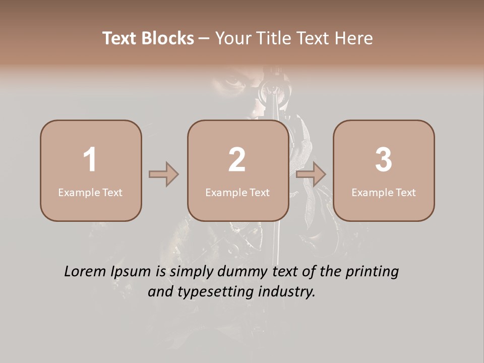 Marines Scope Weapon PowerPoint Template