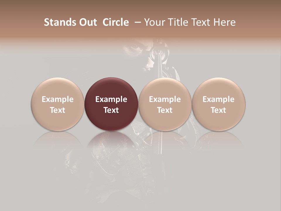 Marines Scope Weapon PowerPoint Template