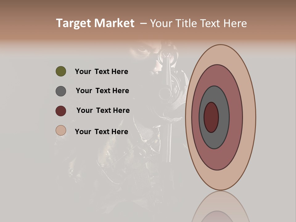 Marines Scope Weapon PowerPoint Template