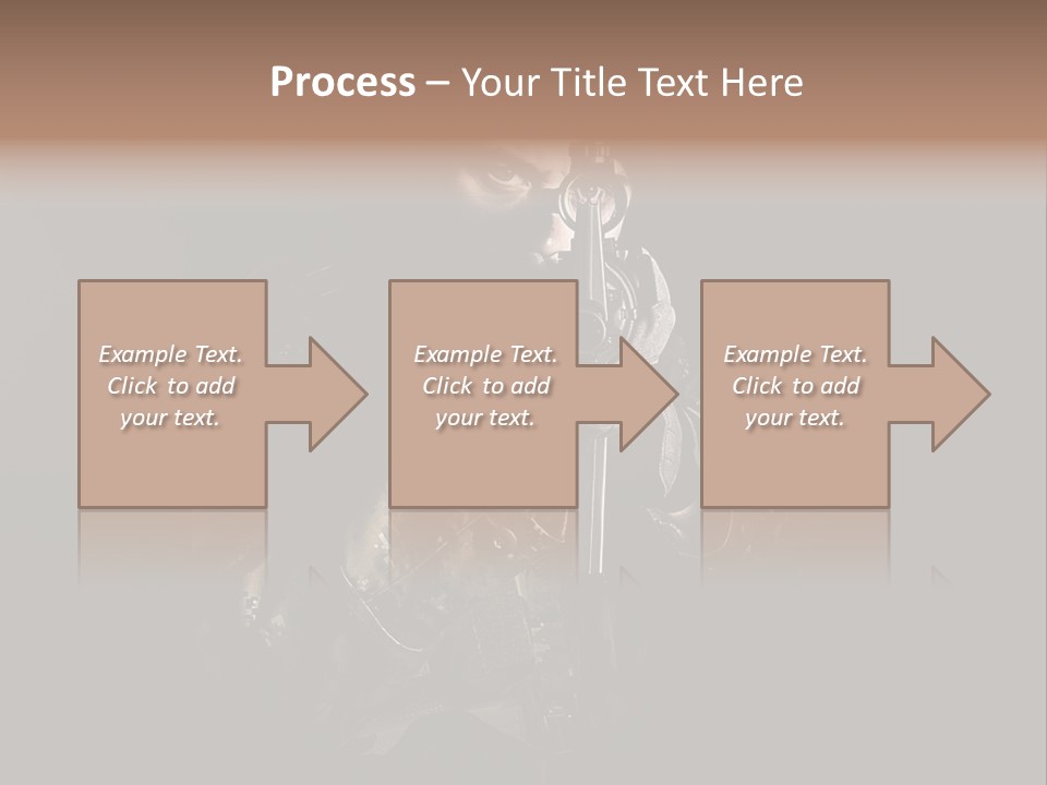 Marines Scope Weapon PowerPoint Template