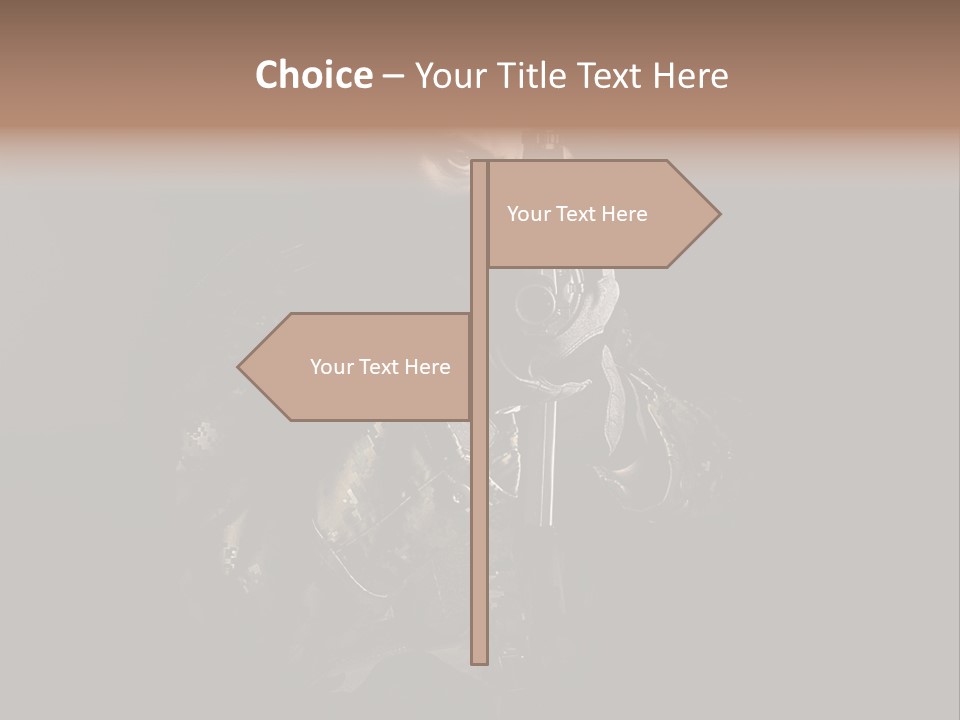 Marines Scope Weapon PowerPoint Template
