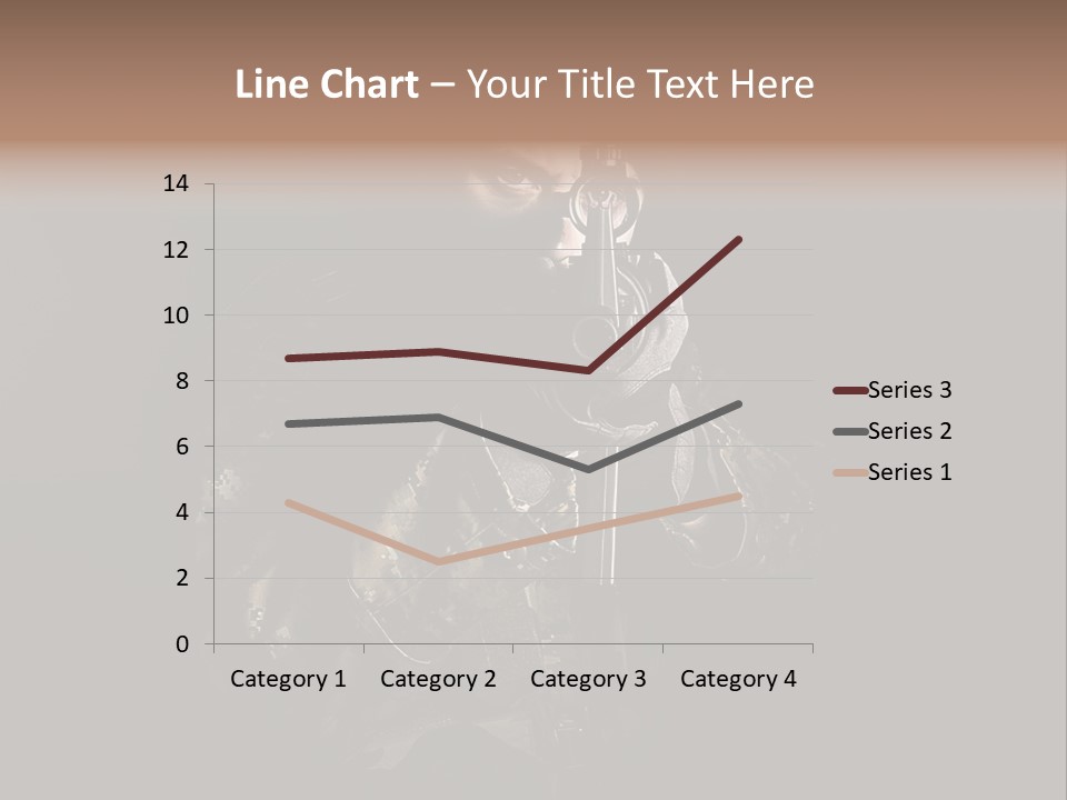 Marines Scope Weapon PowerPoint Template