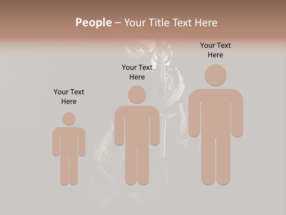 Marines Scope Weapon PowerPoint Template