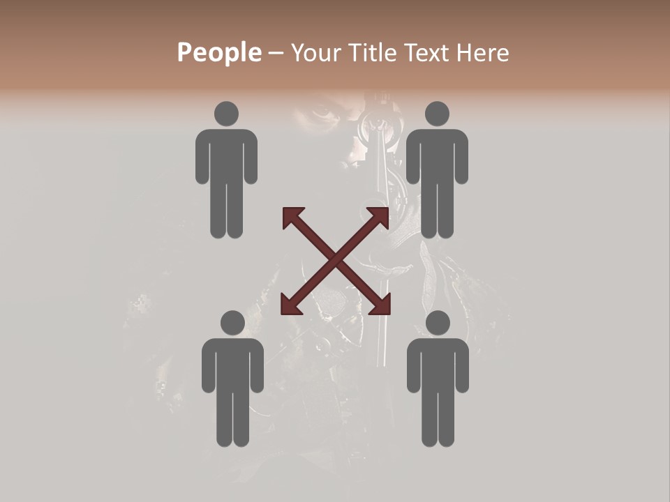 Marines Scope Weapon PowerPoint Template