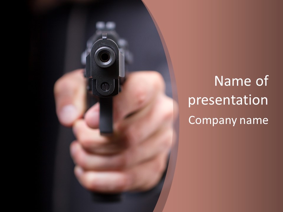 Danger Threat Assassin PowerPoint Template