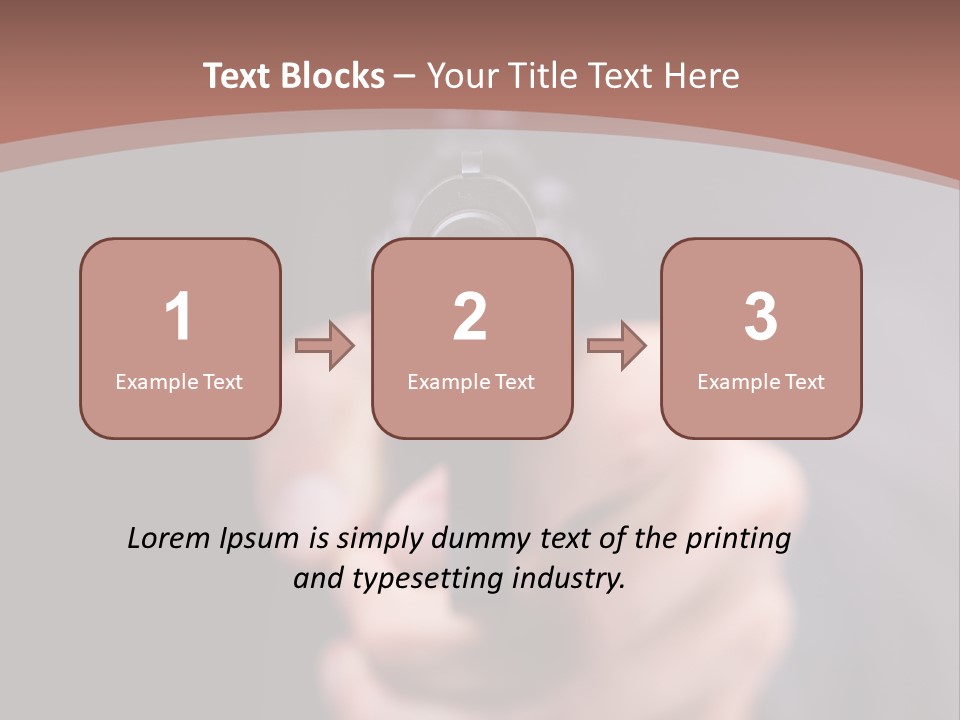 Danger Threat Assassin PowerPoint Template