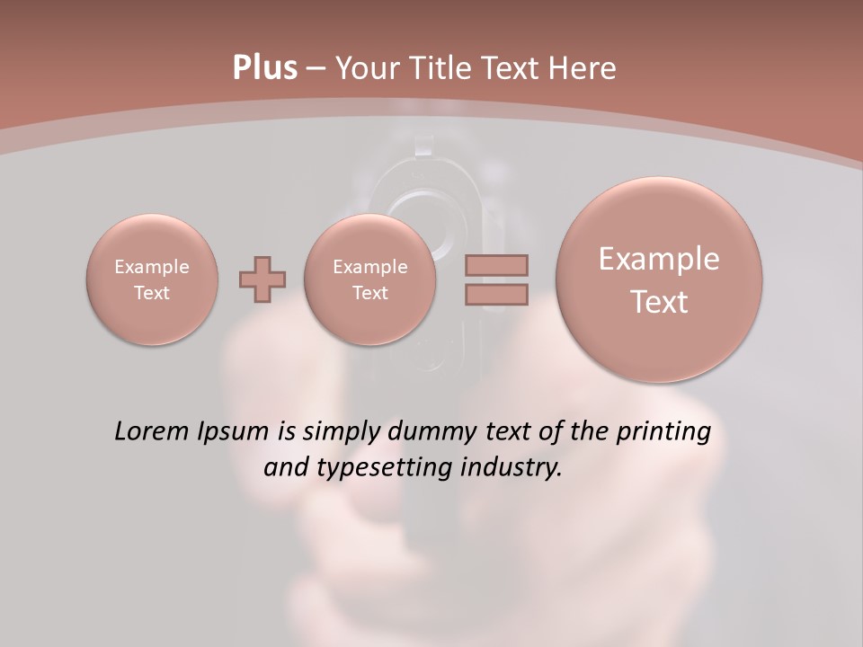 Danger Threat Assassin PowerPoint Template